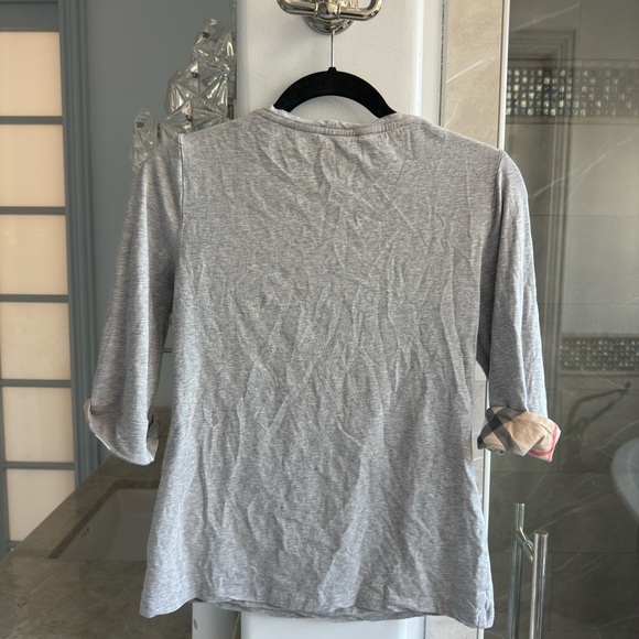 Burberry Check Trim Tee - Picture 10 of 10